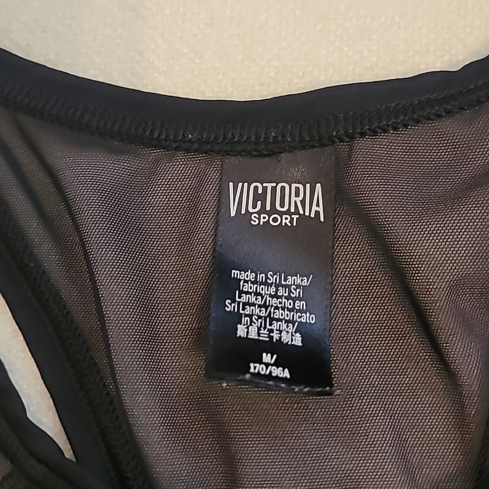 Victoria's Secret Black and Burgundy Tank Tops - Picture 3 of 5